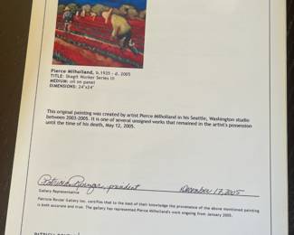certificate of authenticity.