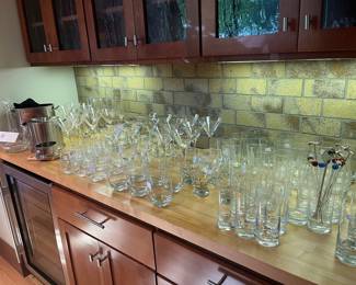 More of the barware for sale during in-person shopping Friday and Saturday.