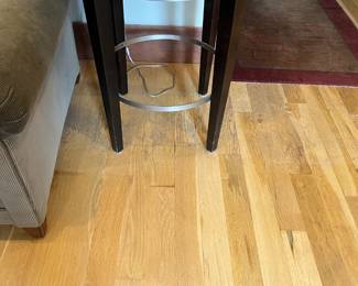view of the table legs