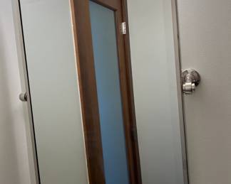 $400 New in Box Restoration Hardware Dillon Pivotal Chrome mirror. 18" x 24" for sale during in-person shopping.