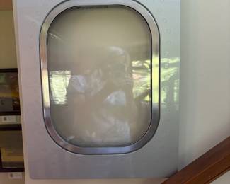 Boeing 747-100 Passenger Window with certificate of authenticity. 16"w x 22"h