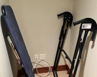 $80 Hangups inversion table. Available for online buying Wednesday per instructions in sale details.