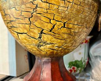 Urn with Distressed Finish