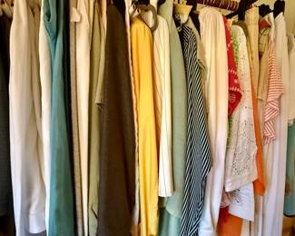 Closets of women's high end fashion!