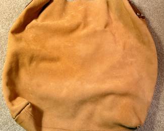 Tan Suede Tanner Karolle Italian Purse