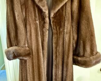 Vintage mink fur coat