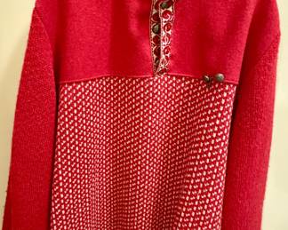 Scandinavian Score wool sweater