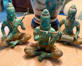 Thai Musician Figurines