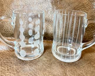 Mikasa Etched "Cheers " Mugs