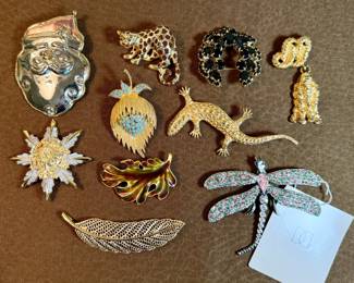 Fun Costume Jewelry Pins