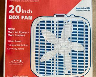 Twenty Inch Lasko Box Fan