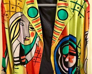 1990s Dilemma Dhun Schroff 100% Silk Jacket