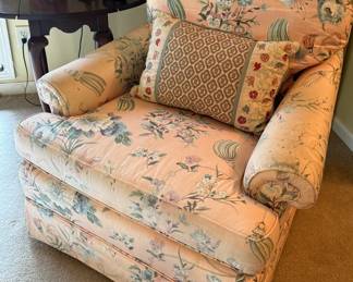Hickory Kay Lynn Arm Floral Arm Chair
