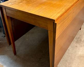 Mid Century Modern Drop Leaf Dining Table