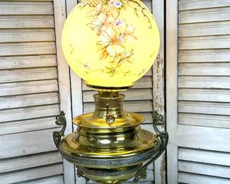 Antique Bradley & Hubbard Lamp