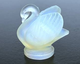 French Sabino Art Glass Swan