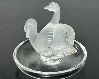 French Lalique pin tray