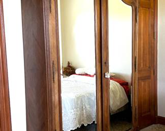 A second antique French wardrobe 