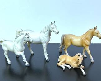 Vintage Lefton Porcelain Horse Figurines