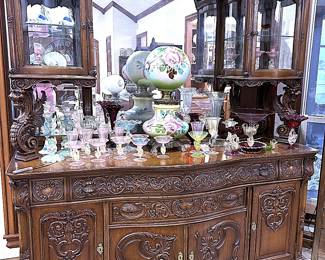 Antique oak sideboard, circa 1880