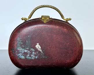Antique 1800s sewing work box