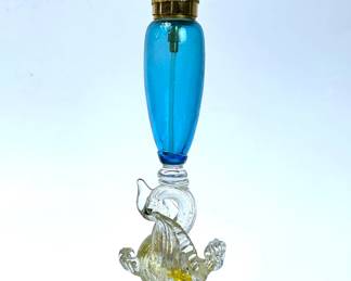 Vintage Venetian Art Glass Perfume Bottle 