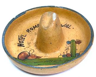 Vintage Mexican tourist art pottery of the 1930s