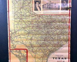 1937 Progressive Farmer Map of Texas