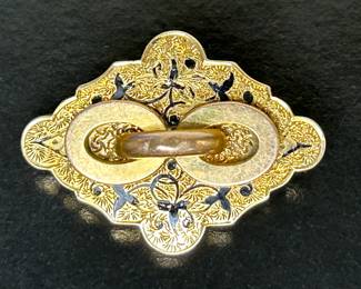 Antique Victorian Brooch Collar Pin