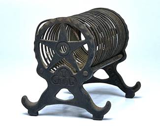 Victorian cast iron T Star Letter Holder