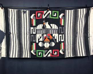 Old Native American Indian woven rug