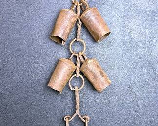 Antique wrought iron bells