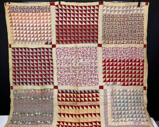 Antique hand sewn quilt