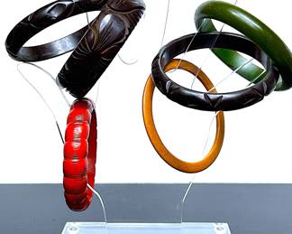 1930s - 40s Bakelite bangle bracelets