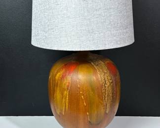 Mid Century Large Art Pottery Table Lamp