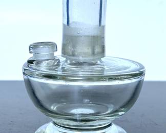 Antique glass bunsen burner