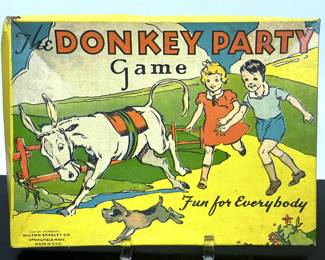 1930s Milton Bradley The Donkey Party Game