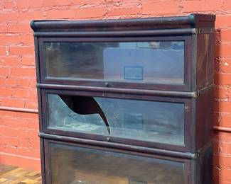 Antique Lawyer Bookcase by Globe Wernicke