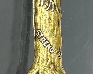 Antique 14k gold brooch pin