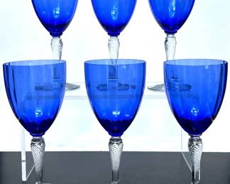 1920s goblets by Fry Glass Co.