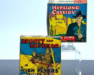 Early 1950s Abbott & Costello and Hopalong Cassidy film movie shorts