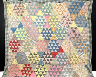 Antique hand sewn quilt