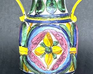 Mid century Italian Art Pottery Vase