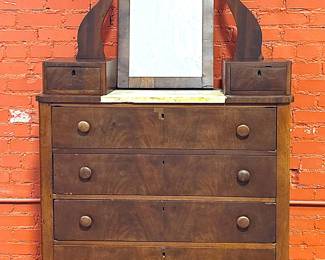 Antique circa 1840 American Empire Dresser from Mary Sue Thornton's family