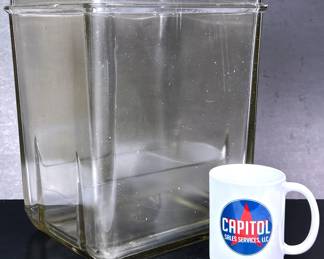 Antique Glass Battery Jar