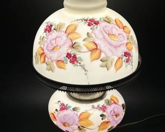 Vintage Victorian Hurricane Parlor Lamp