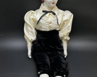 Antique German-Look Porcelain Boy Doll