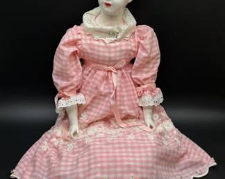Antique German-Look Porcelain Doll
