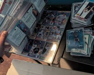 Binder full of sports cards $5