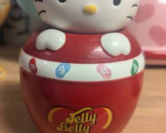 Hello kitty x jelly belly jar $15
